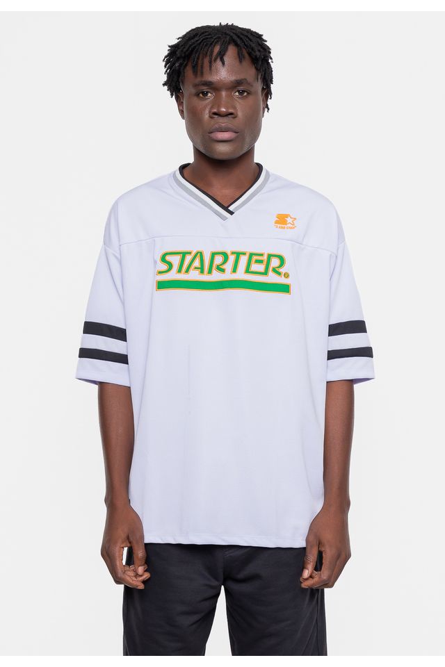 Camiseta-Starter-Oversized-Estampada-Branca Camiseta-Starter-Oversized-Estampada-Branca