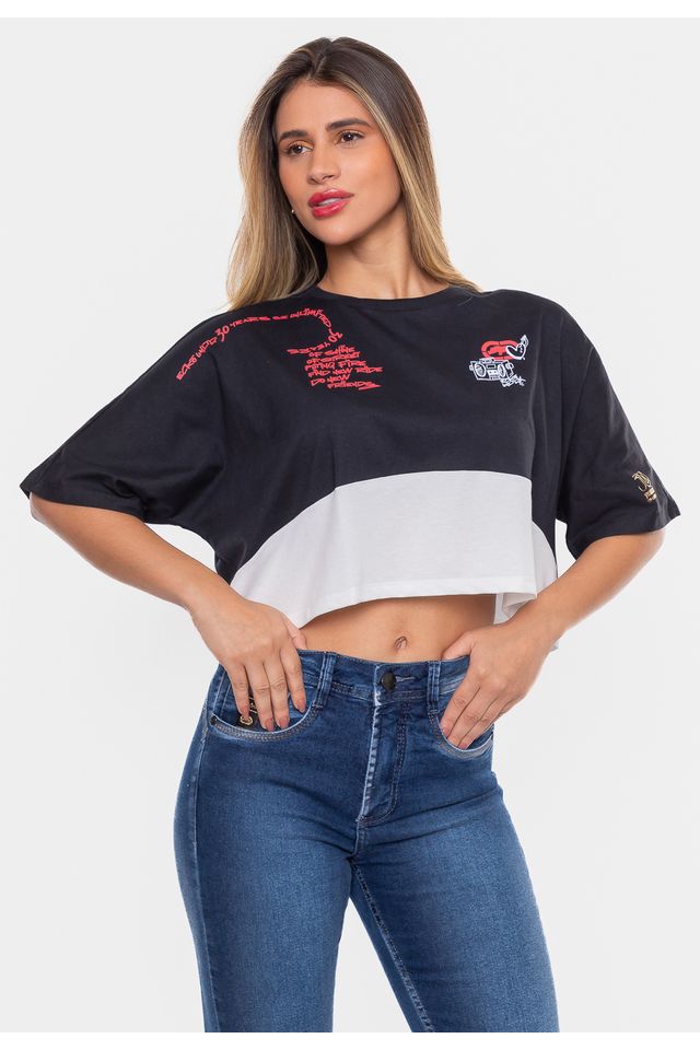 Camiseta-Ecko-Oversized-Feminina-Especial-30-Anos-Preta