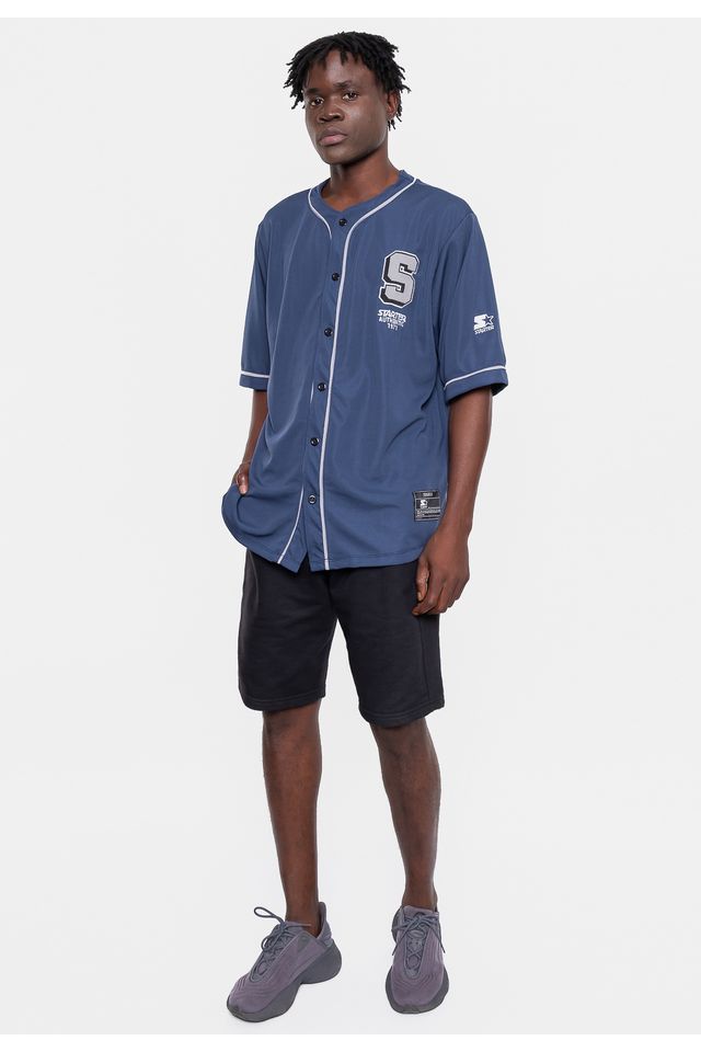 Camisa-Starter-Oversized-Baseball-Marinho