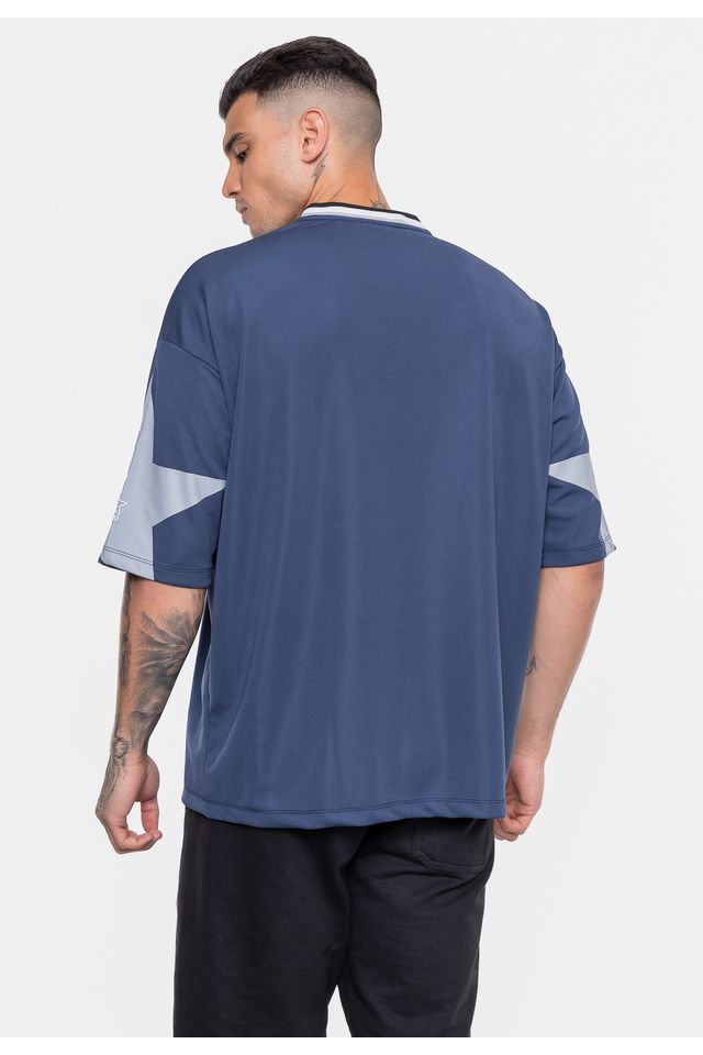 Camiseta-Starter-Oversized-Estampada-Marinho Camiseta-Starter-Oversized-Estampada-Marinho