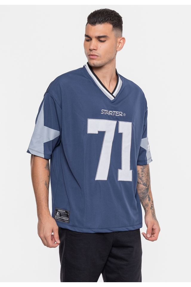 Camiseta-Starter-Oversized-Estampada-Marinho Camiseta-Starter-Oversized-Estampada-Marinho