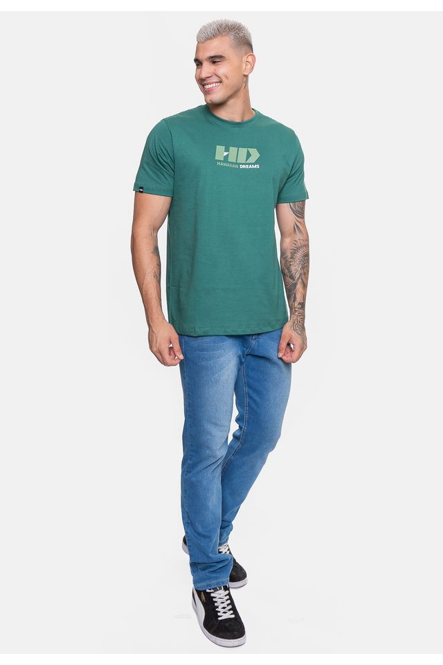 Camiseta-HD-Masculina-Logo-Verde-Dark-Forest