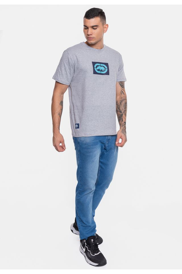 Camiseta-Ecko-Masculina-Micro-Cinza-Mescla