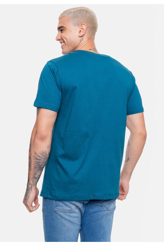 Camiseta-Ecko-Masculina-Grid-Brading-Azul-Tempestade