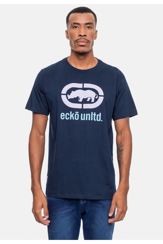 Camiseta-Ecko-Masculina-Big-Rhino-Azul-Marinho