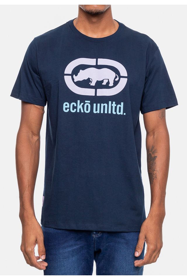 Camiseta-Ecko-Masculina-Big-Rhino-Azul-Marinho