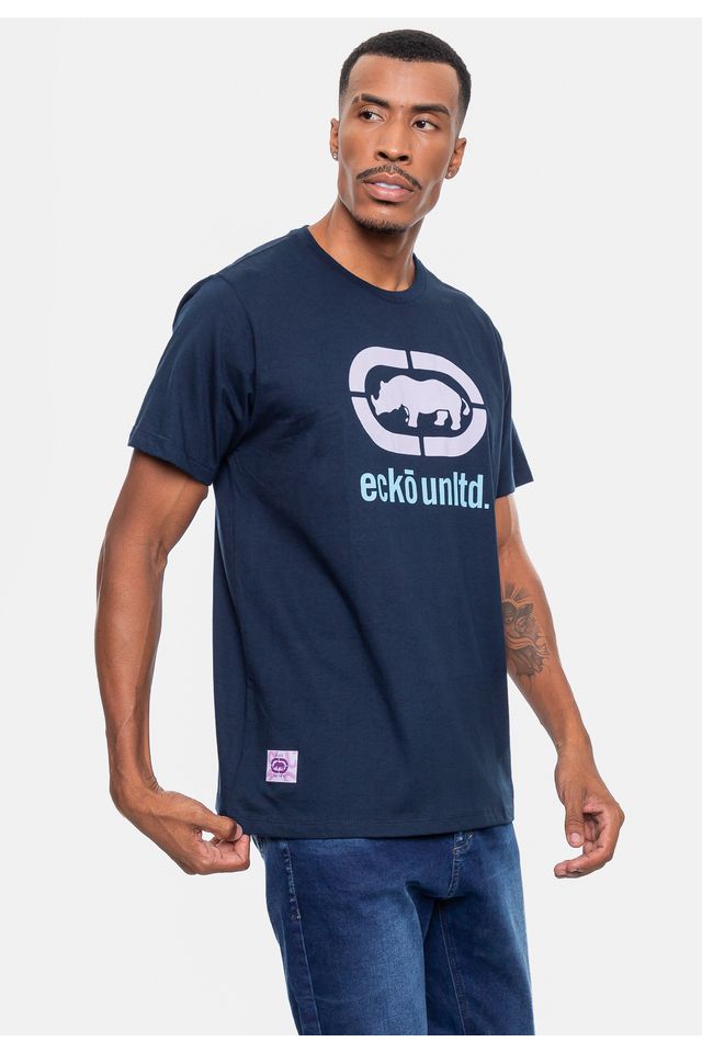 Camiseta-Ecko-Masculina-Big-Rhino-Azul-Marinho