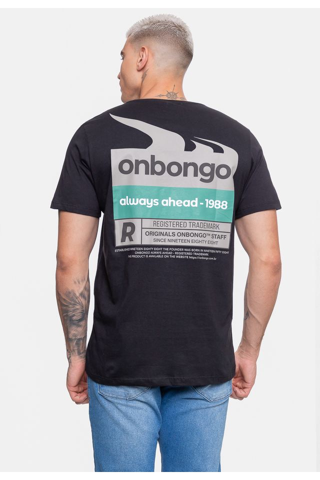 Camiseta-Onbongo-Masculina-Estampada-Preta