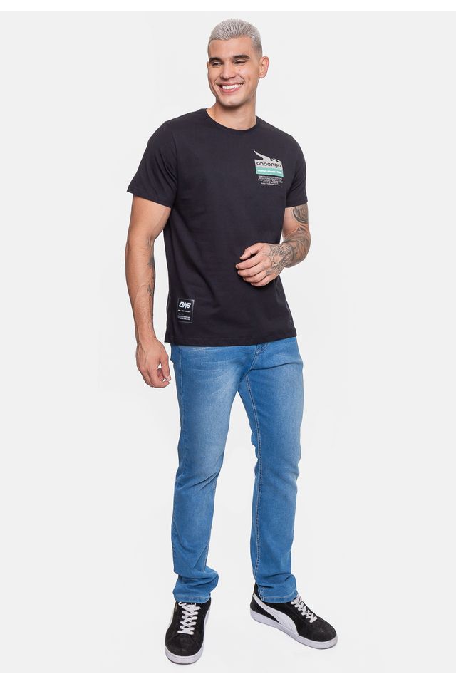 Camiseta-Onbongo-Masculina-Estampada-Preta