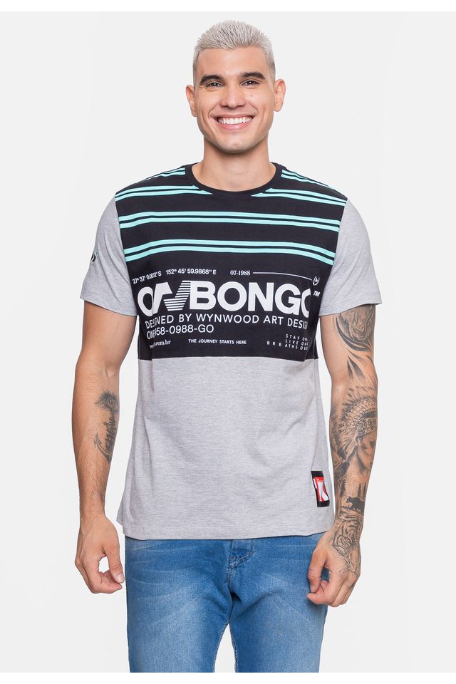 Camiseta-Onbongo-Masculina-Here-Preta