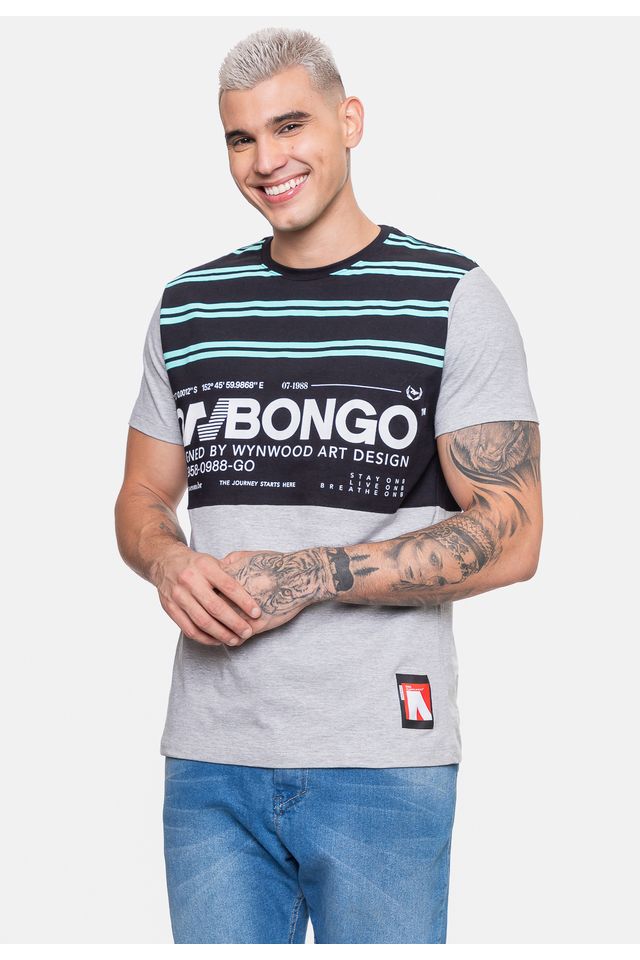 Camiseta-Onbongo-Masculina-Here-Preta