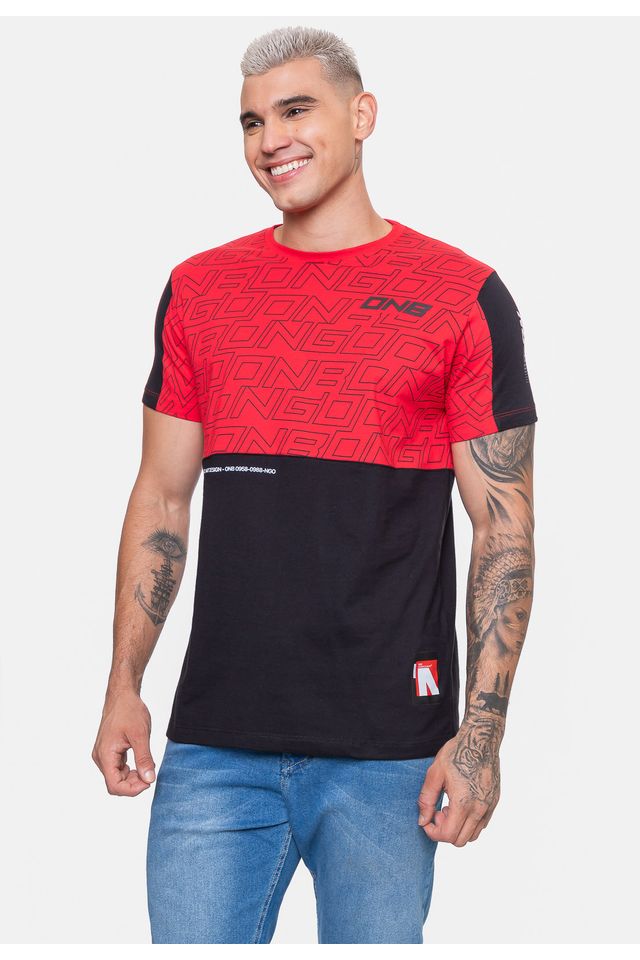 Camiseta-Onbongo-Masculina-Especial-NGO-Vermelha-Dalia