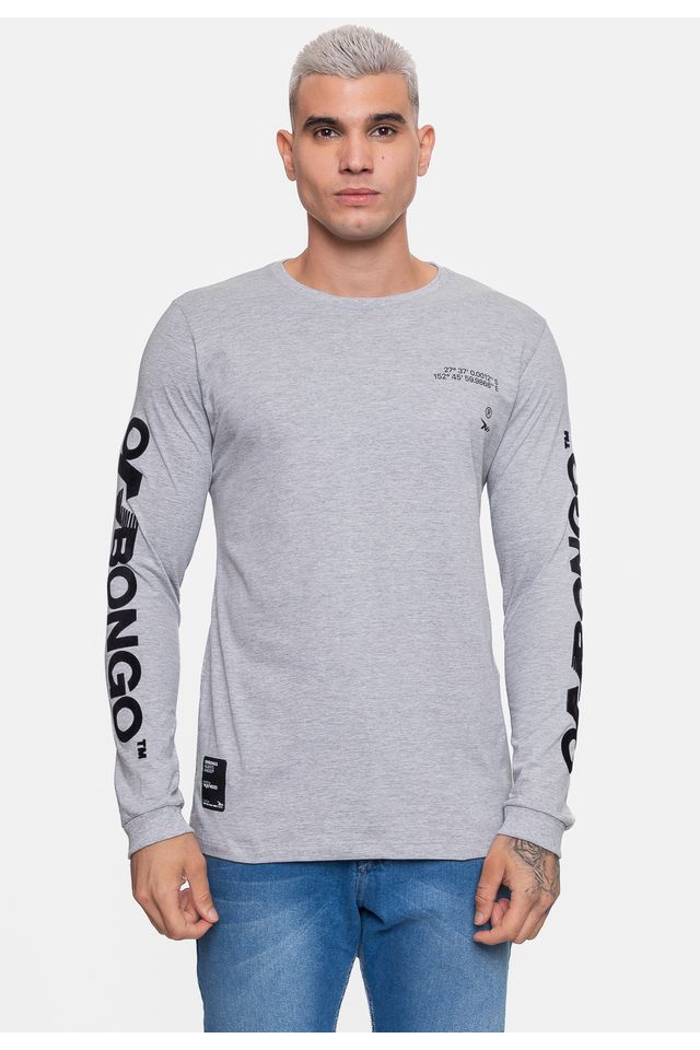 Camiseta-Onbongo-Manga-Longa-Masculina-Breaker-Cinza-Mescla