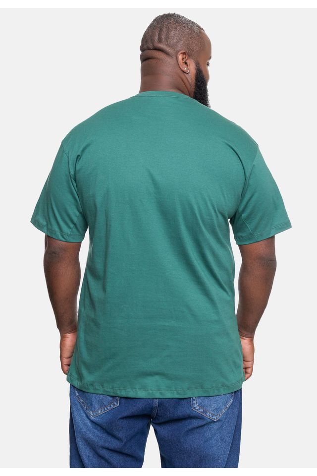 Camiseta-HD-Masculina-Plus-Size-Logo-Verde-Escuro