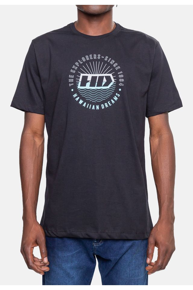 Camiseta-HD-Masculina-Waves-Preta