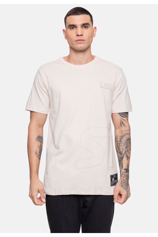 Camiseta-Starter-Masculina-Bege-Dente-de-Leao Camiseta-Starter-Masculina-Bege-Dente-de-Leao
