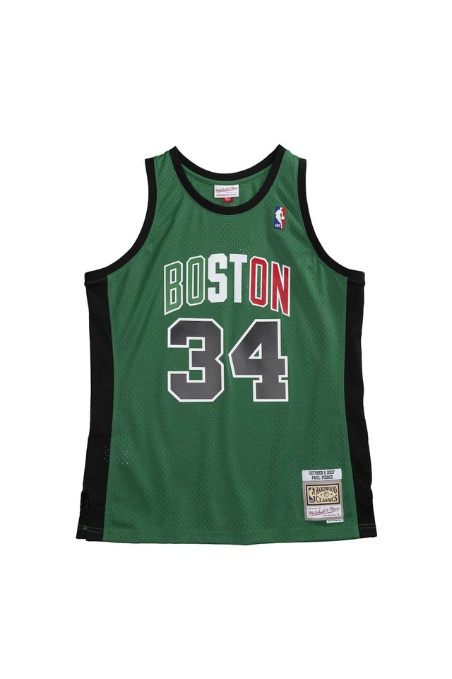 Regata-Mitchell---Ness-Swingman-Jersey-Boston-Celtics-2007-08-Paul-Pierce-Verde Regata-Mitchell---Ness-Swingman-Jersey-Boston-Celtics-2007-08-Paul-Pierce-Verde