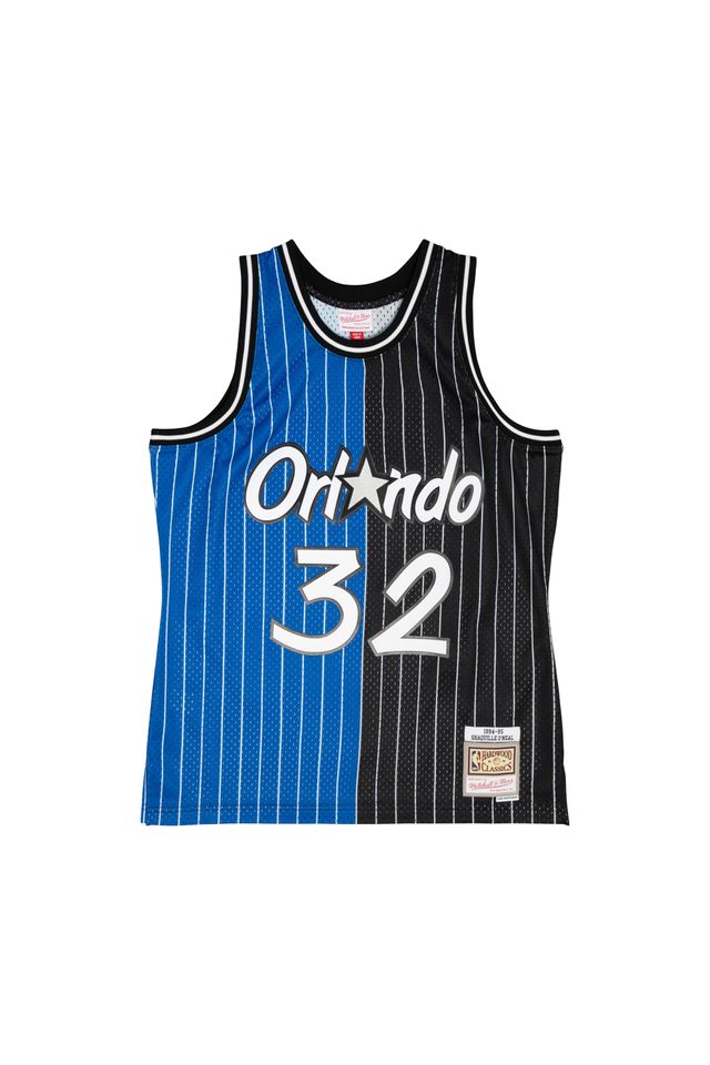 Regata-Mitchell---Ness-Split-Swingman-Jersey-Orlando-Magic-1994-95-Shaquille-O-Neal-Preta Regata-Mitchell---Ness-Split-Swingman-Jersey-Orlando-Magic-1994-95-Shaquille-O-Neal-Preta