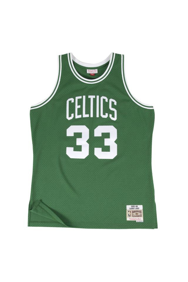 Regata-Mitchell---Ness-Road-Swingman-Jersey-Boston-Celtics-1985-86-Larry-Bird-Verde Regata-Mitchell---Ness-Road-Swingman-Jersey-Boston-Celtics-1985-86-Larry-Bird-Verde