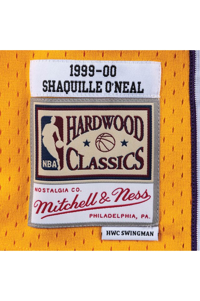 Regata-Mitchell---Ness-Home-Swingman-Jersey-Los-Angeles-Lakers-1999-00-Shaquille-O-Neal-Dourado Regata-Mitchell---Ness-Home-Swingman-Jersey-Los-Angeles-Lakers-1999-00-Shaquille-O-Neal-Dourado