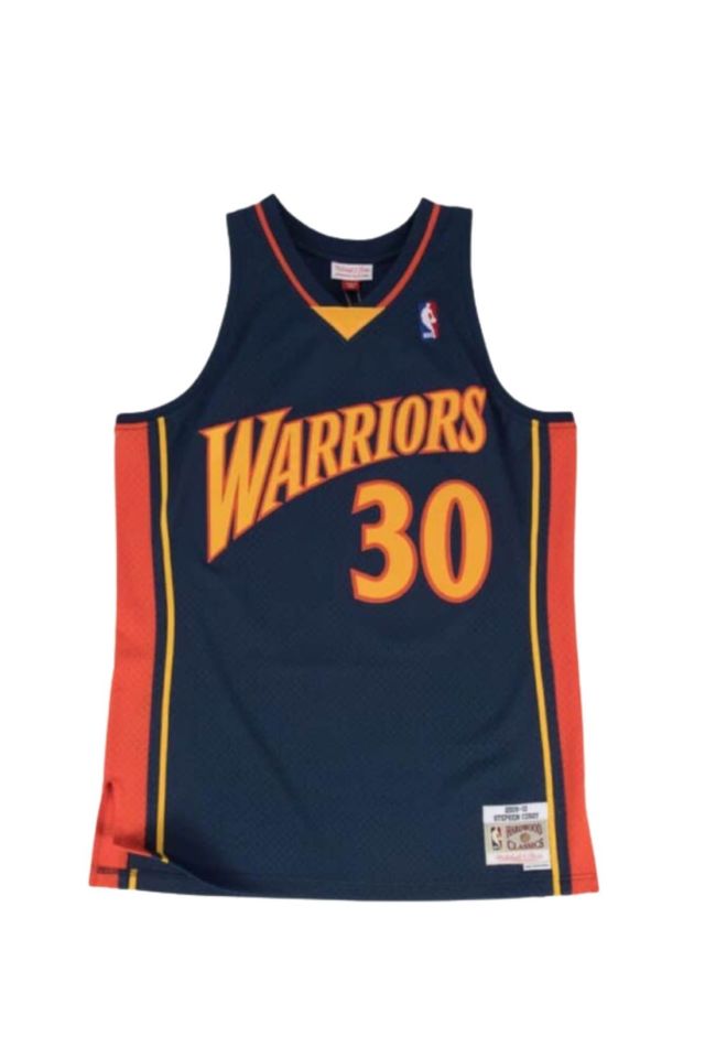 Regata-Mitchell---Ness-Road-Swingman-Jersey-Golden-State-Warriors-2009-10-Stephen-Curry-Azul-Marinho Regata-Mitchell---Ness-Road-Swingman-Jersey-Golden-State-Warriors-2009-10-Stephen-Curry-Azul-Marinho