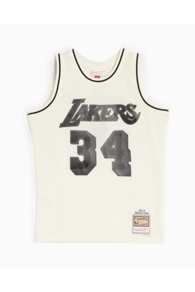 Regata-Mitchell---Ness-Off-Court-Swingman-Jersey-Los-Angeles-Lakers-1996-97-Shaquille-O-Neal-Off-White Regata-Mitchell---Ness-Off-Court-Swingman-Jersey-Los-Angeles-Lakers-1996-97-Shaquille-O-Neal-Off-White