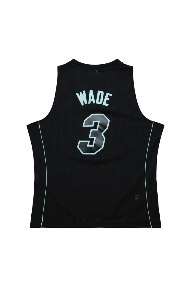 Regata-Mitchell---Ness-Glow-In-The-Dark-Swingman-Jersey-Miami-Heat-2005-06-Dwyane-Wade-Preta