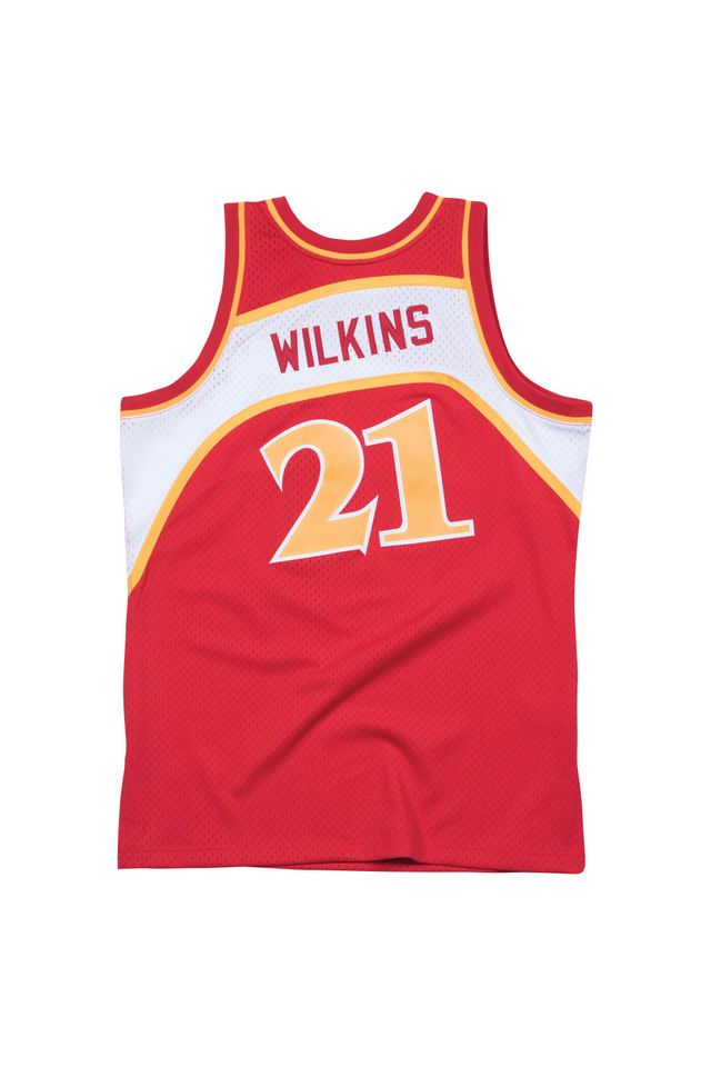 Regata-Mitchell---Ness-Road-Swingman-Jersey-Atlanta-Hawks-1986-87-Dominique-Wilkins-Vermelha