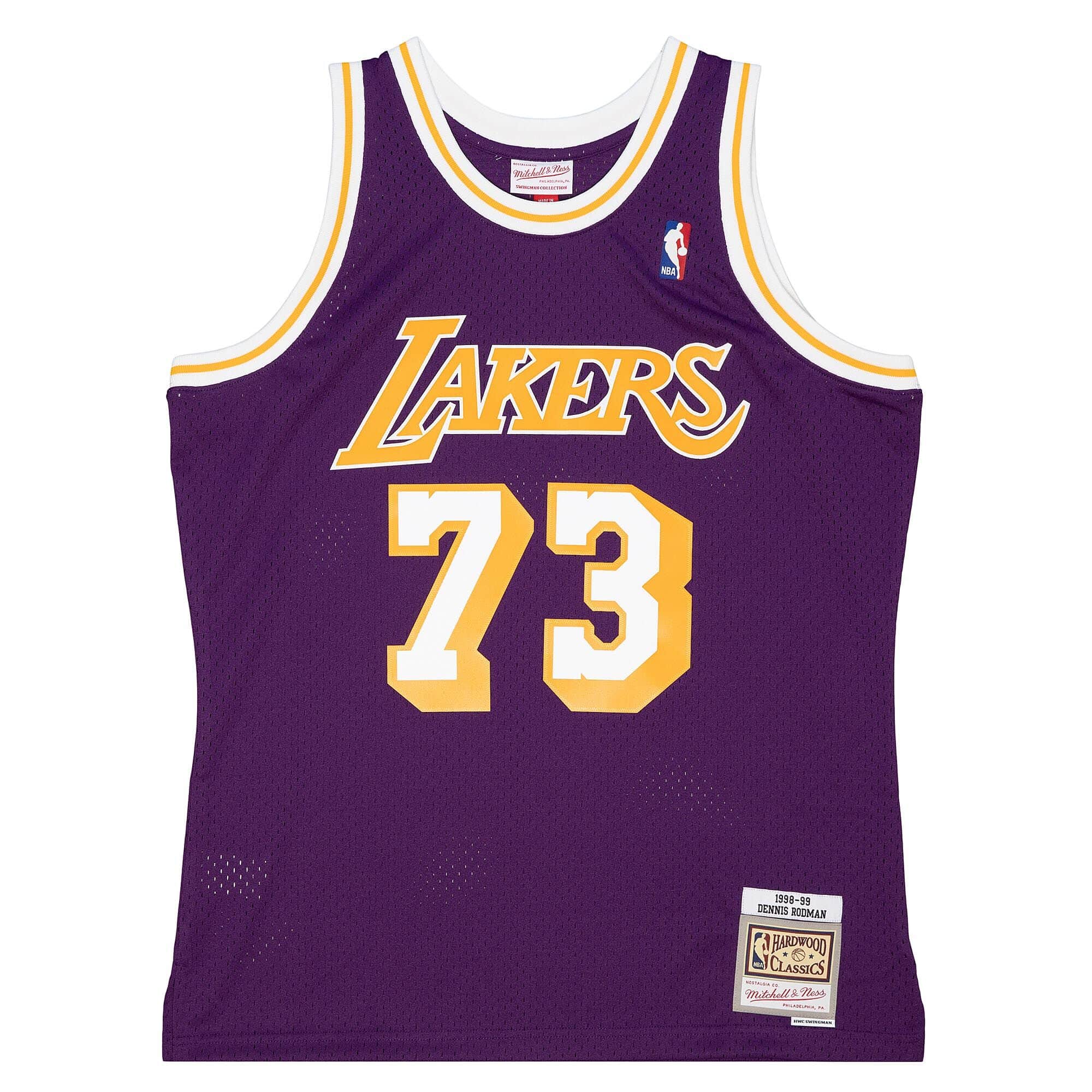 Regata Mitchell & Ness Road Swingman Jersey Los Angeles Lakers