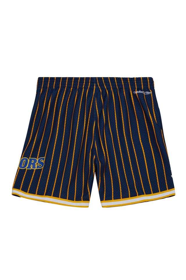 Shorts-Mitchell---Ness-City-Collection-Mesh-Golden-State-Warriors-Azul-Marinho