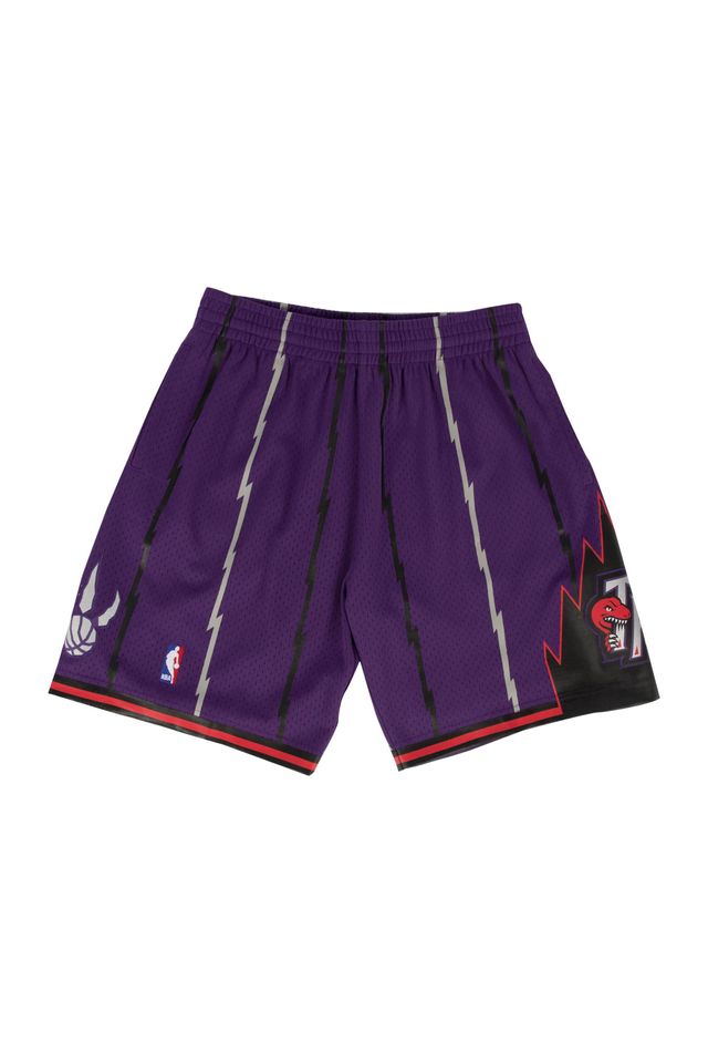 Shorts-Mitchell---Ness-Swingman-Toronto-Raptors-Road-1998-99-Roxo Shorts-Mitchell---Ness-Swingman-Toronto-Raptors-Road-1998-99-Roxo