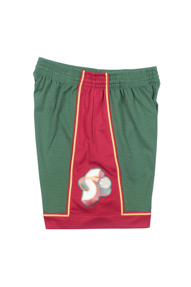 Shorts-Mitchell---Ness-Swingman-Seattle-SuperSonics-Road-1995-96-Verde