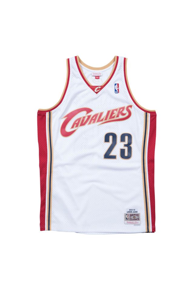 Regata-Mitchell---Ness-Swingman-Jersey-Cleveland-Cavaliers-2003-04-Lebron-James-Branca Regata-Mitchell---Ness-Swingman-Jersey-Cleveland-Cavaliers-2003-04-Lebron-James-Branca