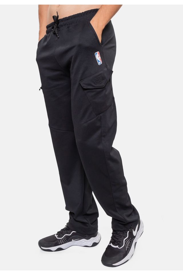 Calca-NBA-Cargo-Sintetica-Brooklyn-Nets-Preta