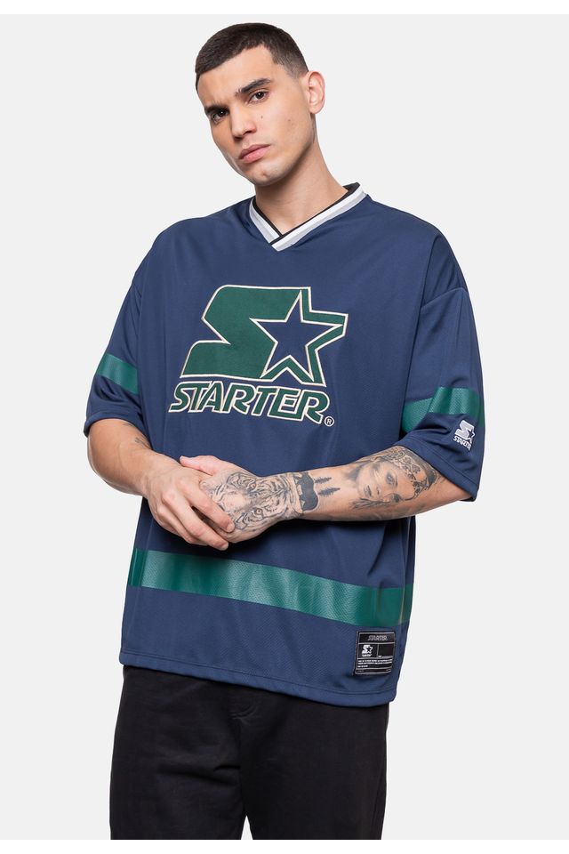 Camiseta-Starter-Oversized-Azul-Marinho Camiseta-Starter-Oversized-Azul-Marinho