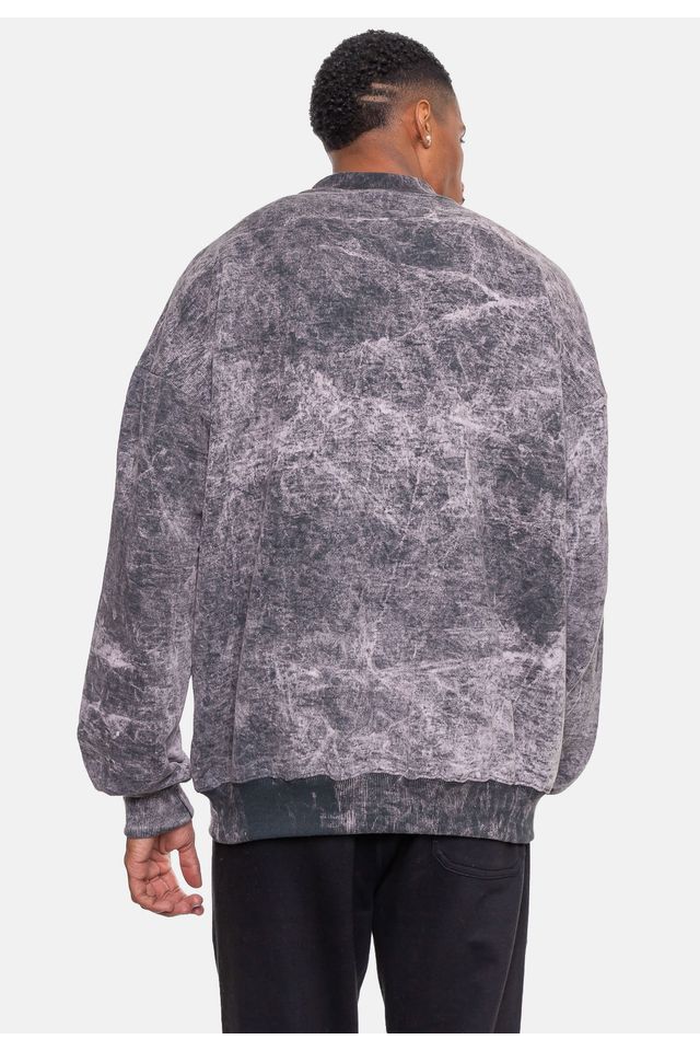 Moletom-NBA-Oversized-Gothic-Team-New-York-Knicks-Preto