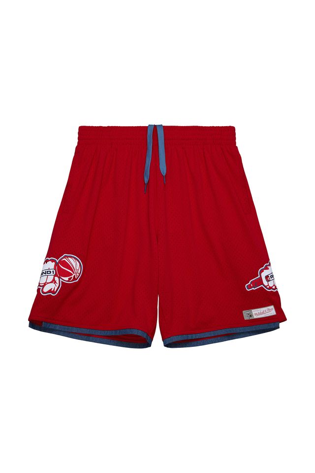 Shorts-Mitchell---Ness-Jersey-Collab-And1-Mixtape-Vermelho Shorts-Mitchell---Ness-Jersey-Collab-And1-Mixtape-Vermelho