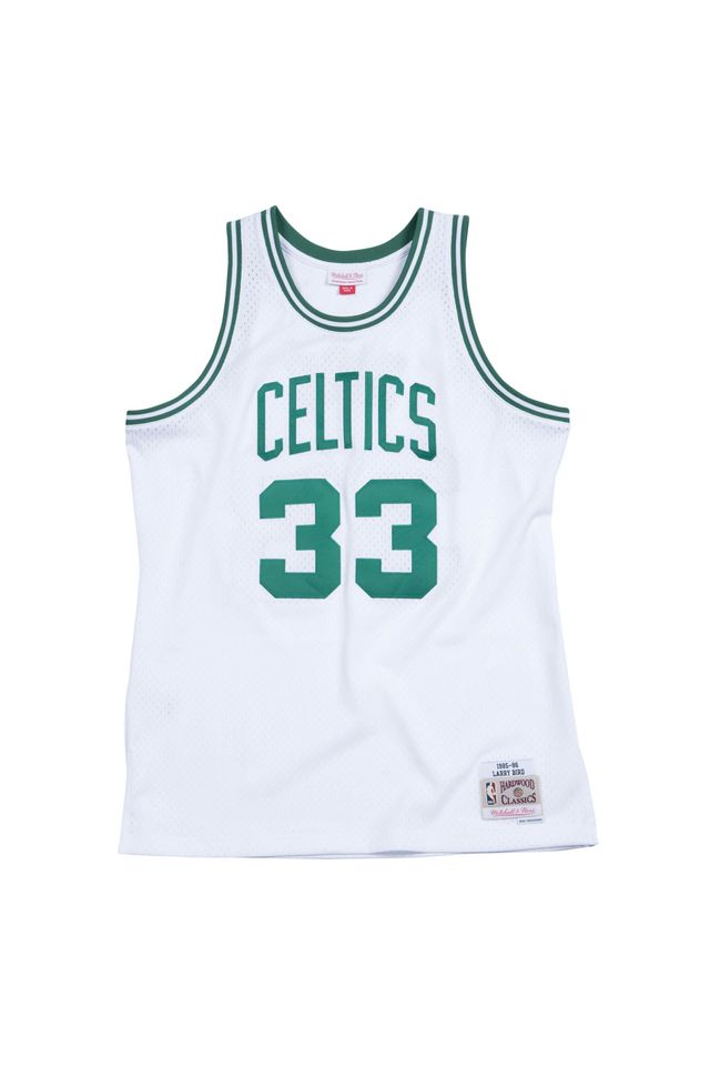 Regata-Mitchell---Ness-Home-Swingman-Jersey-Boston-Celtics-1985-1986-Larry-Bird-Branca