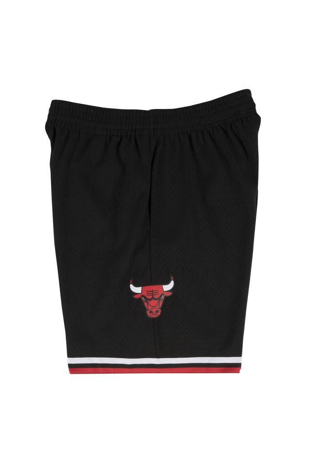 Shorts-Mitchell---Ness-Swingman-Chicago-Bulls-Alternate-1997-1998-Preto