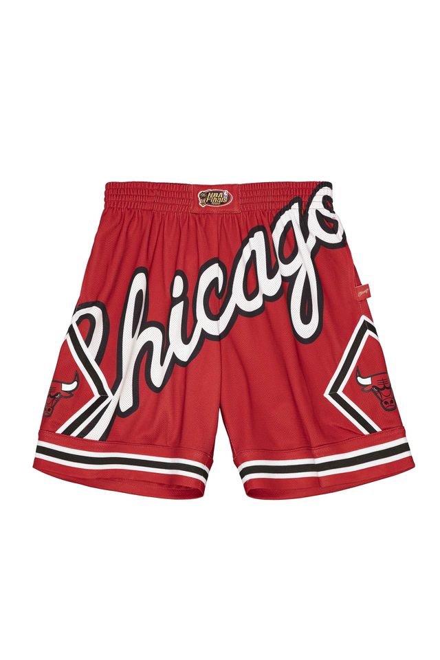 Shorts-Mitchell---Ness-NBA-Swingman-Blown-Out-Fashion-Short-Chicago-Bulls-Vermelho