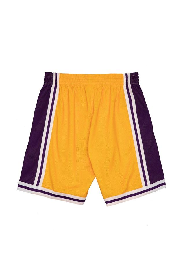 Shorts-Mitchell---Ness-Swingman-Jersey-Blown-Out-Fashion-Big-Face-Los-Angeles-Lakers-Amarelo