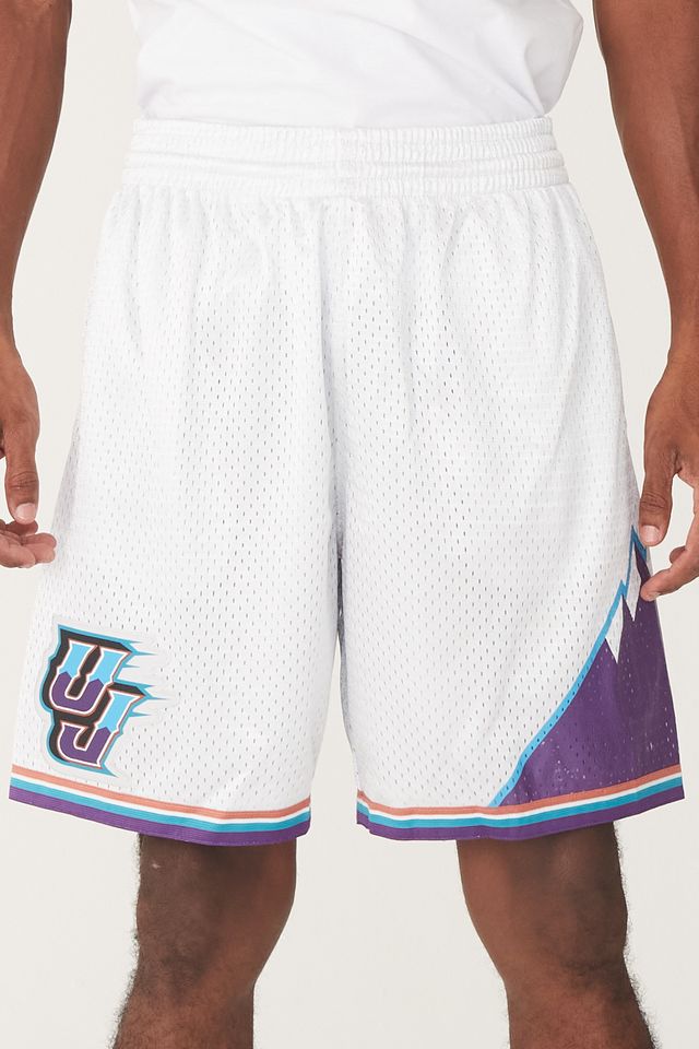 Shorts-Mitchell---Ness-Swingman-Utah-Jazz-Cinza-Metalico Shorts-Mitchell---Ness-Swingman-Utah-Jazz-Cinza-Metalico