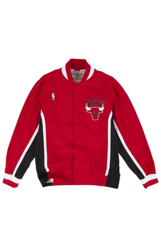 Jaqueta-Mitchell---Ness-Jersey-Authentic-Warm-Up-Chicago-Bulls-1992-1993-Vermelha