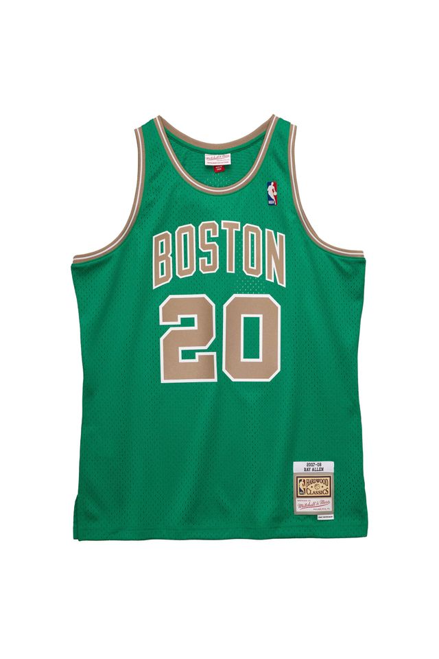 Regata-Mitchell---Ness-Swingman-Jersey-Boston-Celtics-Ray-Allen-2007-2008-Verde