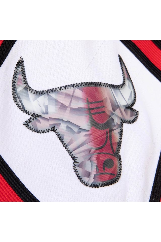 Shorts-Mitchell---Ness-Swingman-Jersey-75th-Anniversary-Lenticular-Chicago-Bulls-1997-1998-Vermelho