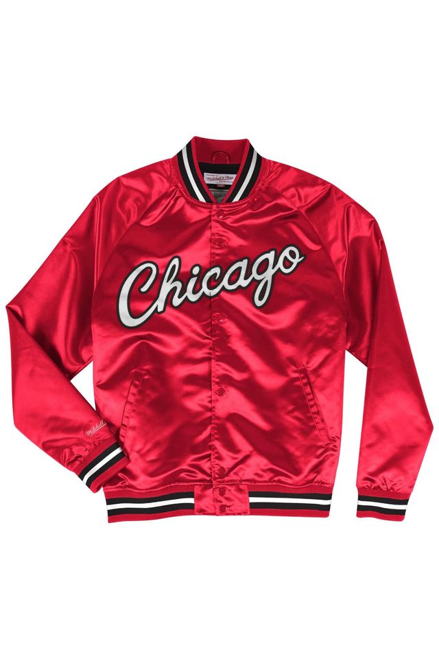 Jaqueta-Mitchell---Ness-Lightweight-Satin-Jacket-Chicago-Bulls-Vermelha