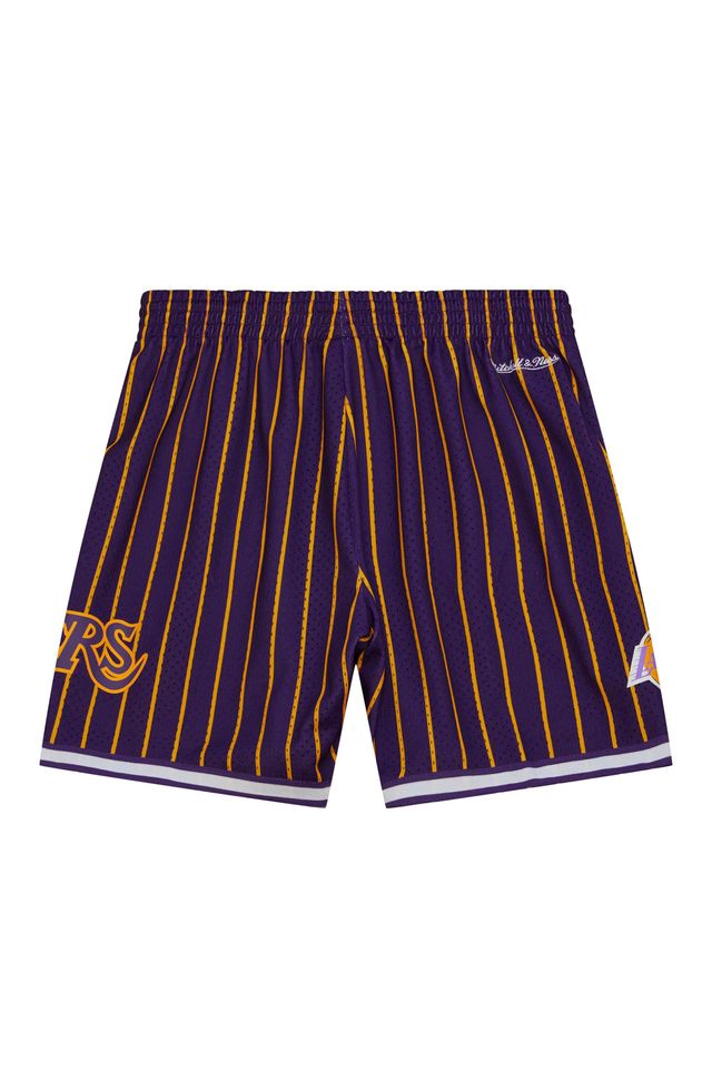 Shorts-Mitchell---Ness-Jersey-City-Collection-Mesh-Los-Angeles-Lakers-Roxo