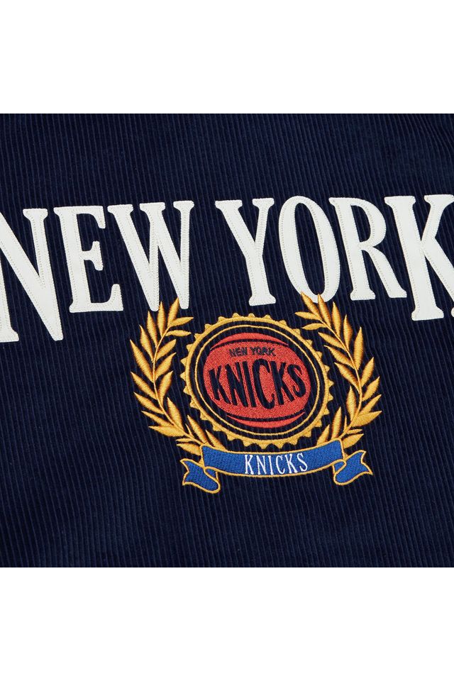 Regata-Mitchell---Ness-Jersey-Collegiate-Fashion-New-York-Knicks-1991-Patrick-Ewing-Azul-Marinho