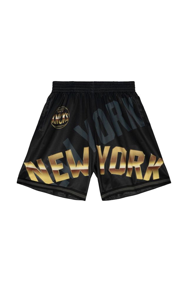 Shorts-Mitchell---Ness-Jersey-Big-Face-4-0-Fashion-New-York-Knicks-Preto Shorts-Mitchell---Ness-Jersey-Big-Face-4-0-Fashion-New-York-Knicks-Preto