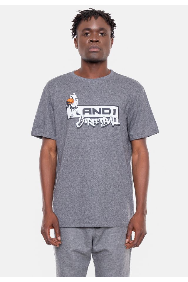 Camiseta-AND1-Streetball-Grafite-Mescla